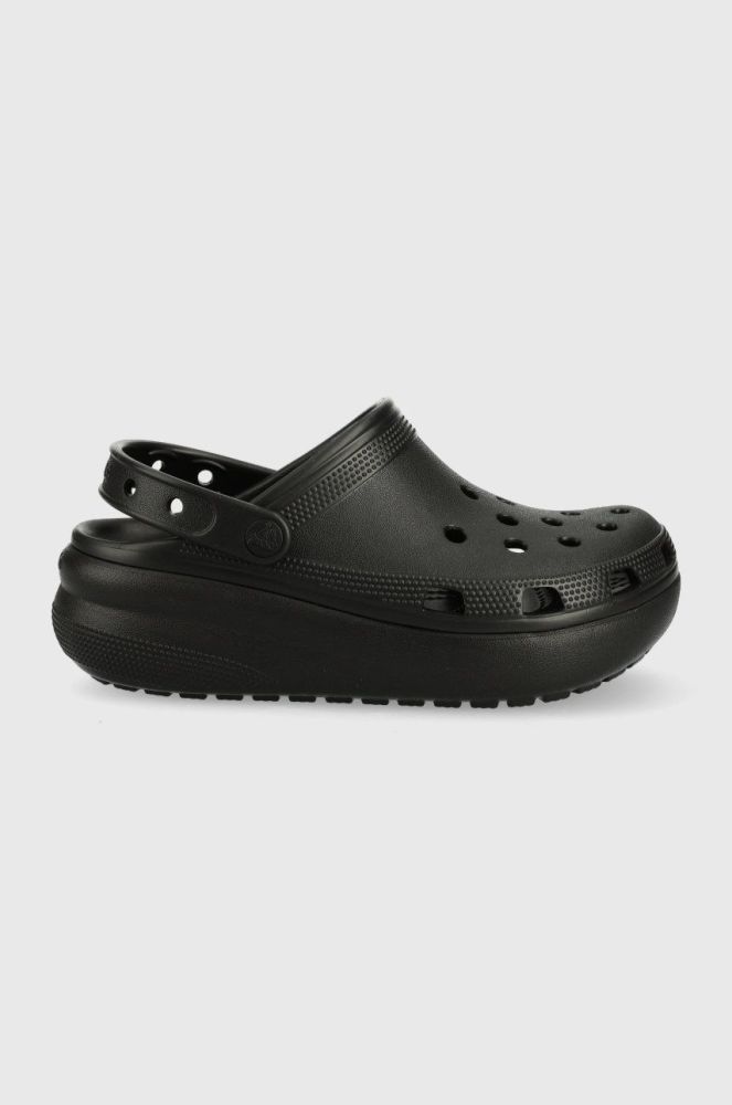 Дитячі шльопанці Crocs колір чорний (2437123)