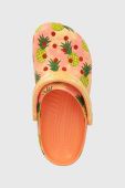 Дитячі шльопанці Crocs колір помаранчевий (2477190)