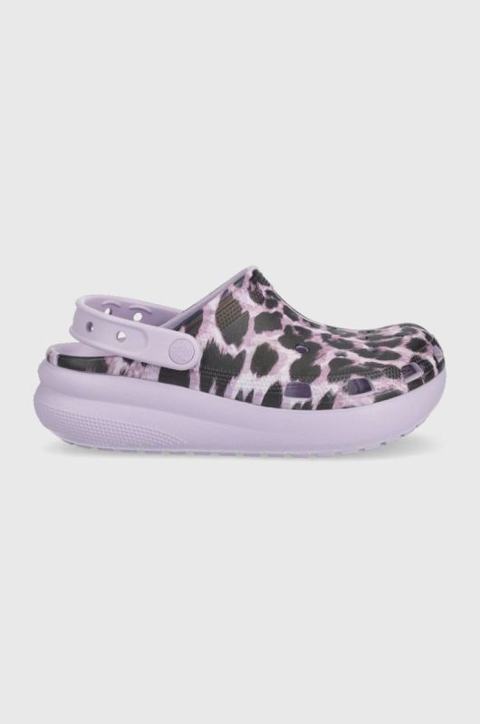 Дитячі шльопанці Crocs колір фіолетовий (2529547)