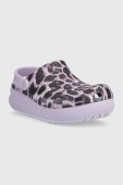 Дитячі шльопанці Crocs колір фіолетовий (2529547)