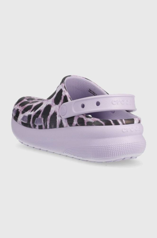Дитячі шльопанці Crocs колір фіолетовий (2529547) фото 3