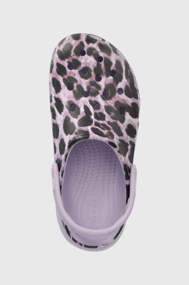 Дитячі шльопанці Crocs колір фіолетовий (2529547) фото 4