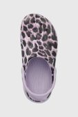 Дитячі шльопанці Crocs колір фіолетовий (2529547)