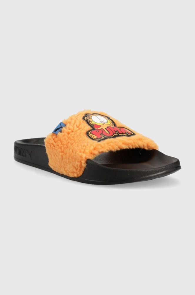 Дитячі шльопанці Puma Leadcat 2.0 Garfield Jr колір помаранчевий фото 2