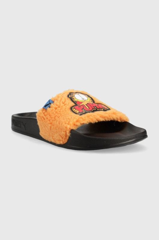 Дитячі шльопанці Puma Leadcat 2.0 Garfield Jr колір помаранчевий фото 2