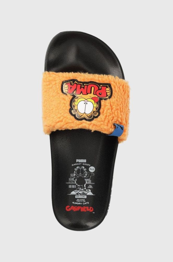 Дитячі шльопанці Puma Leadcat 2.0 Garfield Jr колір помаранчевий фото 4