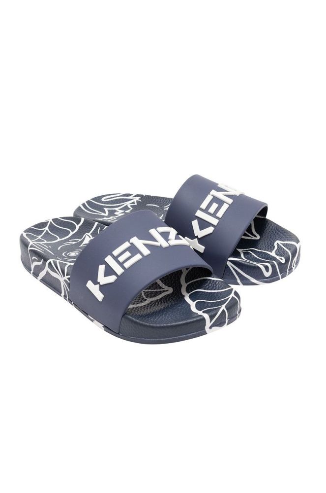 Дитячі шльопанці Kenzo Kids колір синій (2079975)