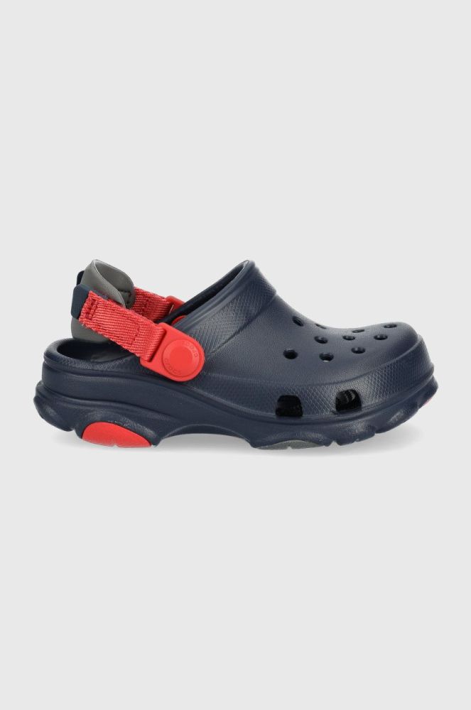 Дитячі шльопанці Crocs колір синій (2272164)