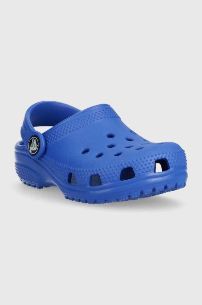 Дитячі шльопанці Crocs колір чорний (3341022) фото 2