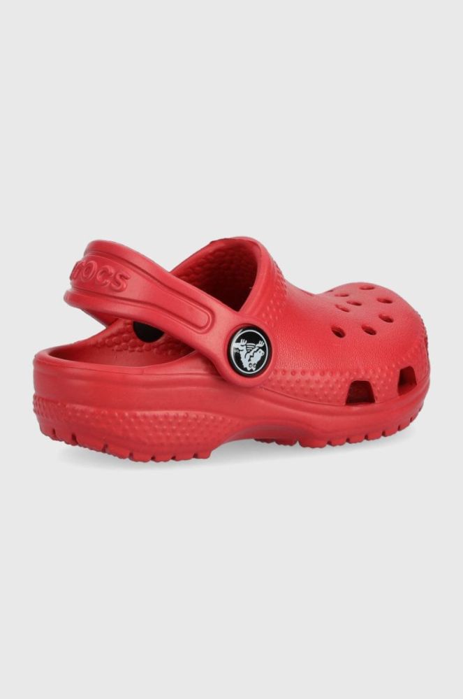 Дитячі шльопанці Crocs колір червоний (2148222) фото 2