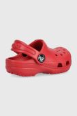 Дитячі шльопанці Crocs колір червоний (2148222)