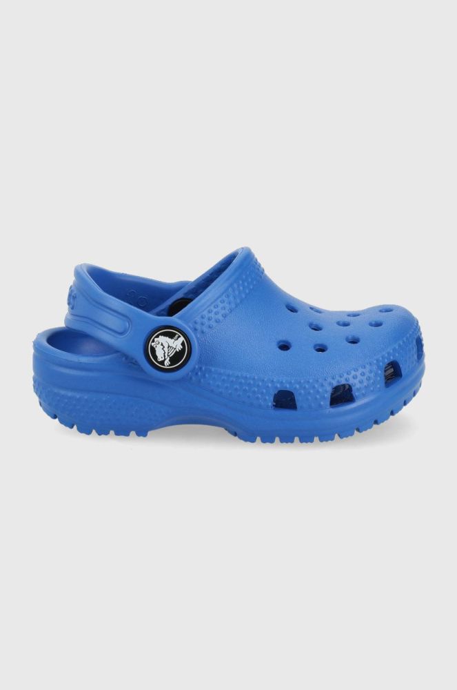 Дитячі шльопанці Crocs колір блакитний (2148216)