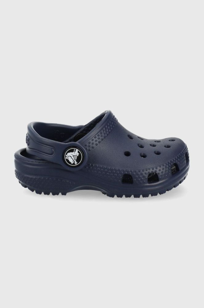 Дитячі шльопанці Crocs колір синій (2148201)