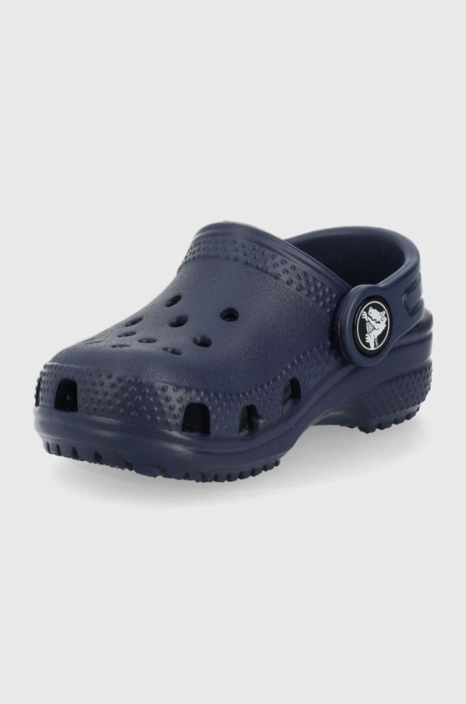 Дитячі шльопанці Crocs колір синій (2148201) фото 3