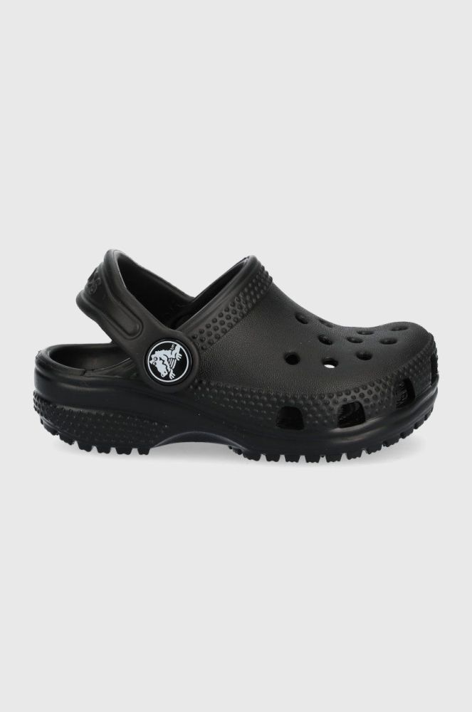 Дитячі шльопанці Crocs колір чорний (2148180)