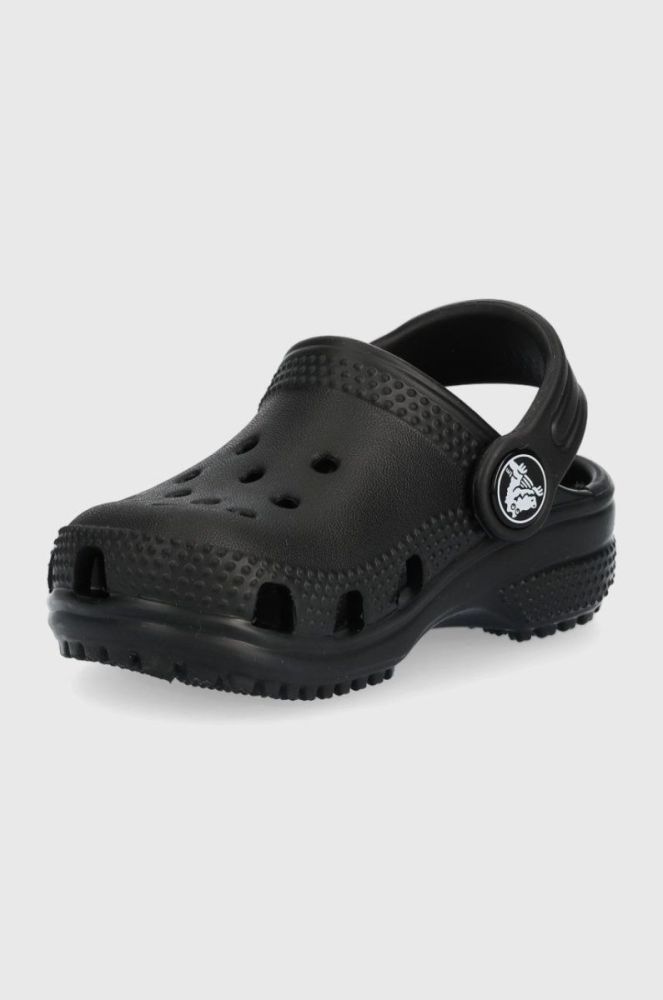 Дитячі шльопанці Crocs колір чорний (2148180) фото 3