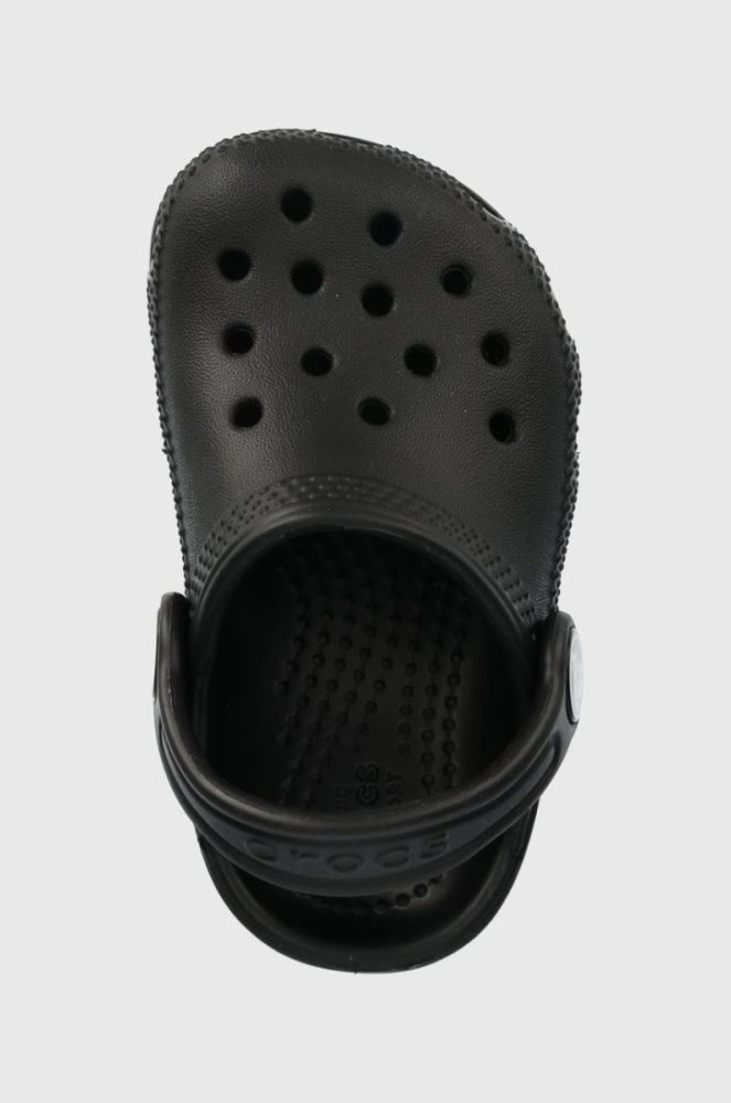 Дитячі шльопанці Crocs колір чорний (2148180) фото 4