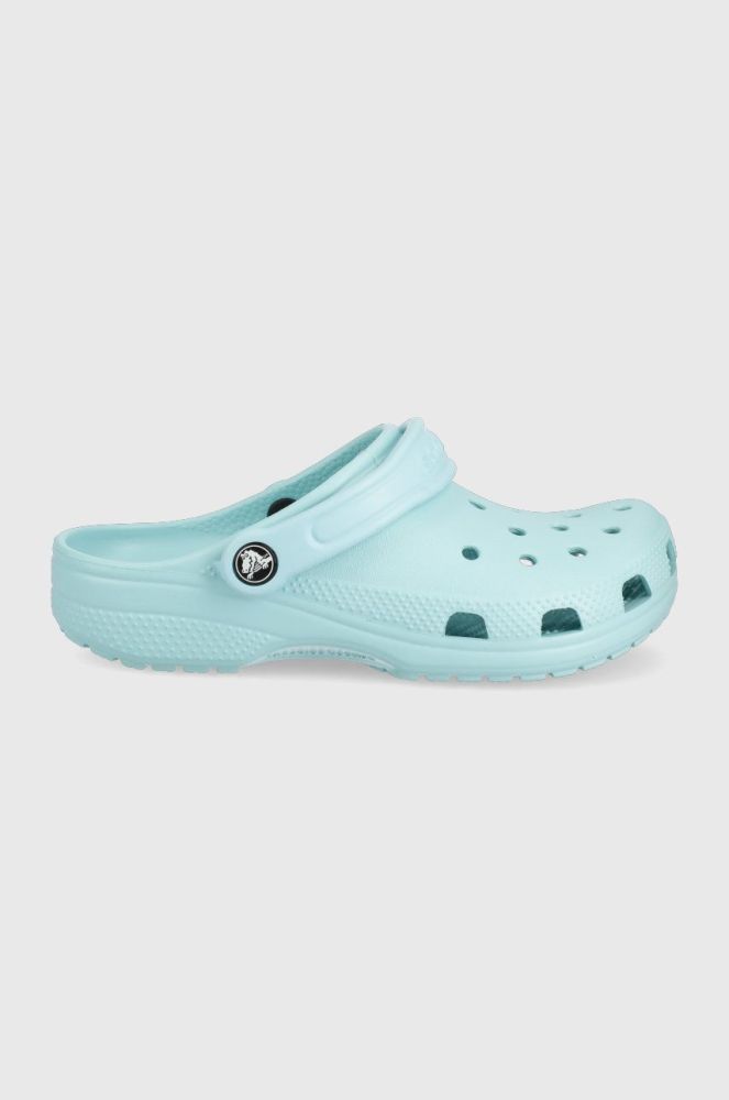 Шльопанці Crocs колір блакитний (2148292)