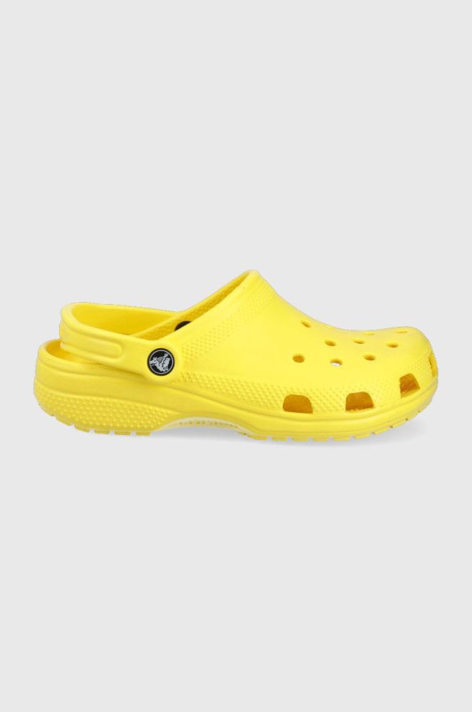 Шльопанці Crocs колір жовтий