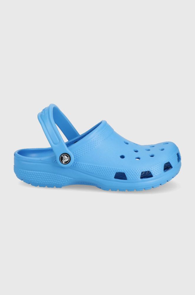 Шльопанці Crocs колір блакитний (2148274)