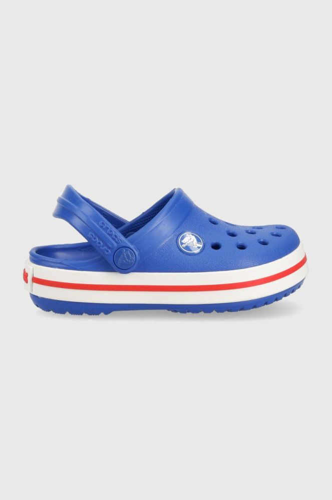 Дитячі шльопанці Crocs колір блакитний (3102123)