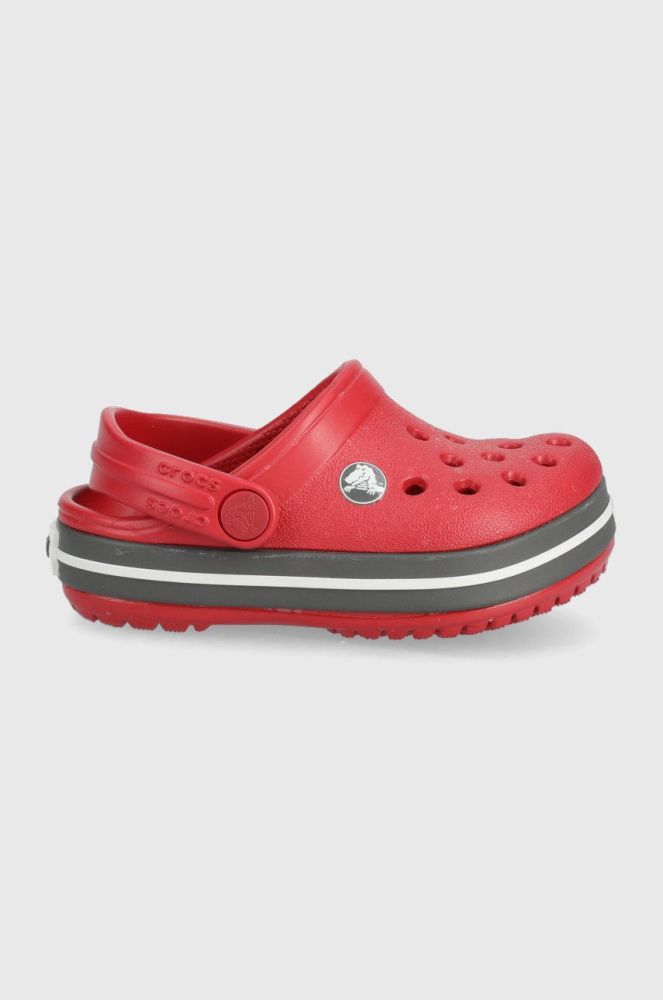 Дитячі шльопанці Crocs колір червоний (2125933)