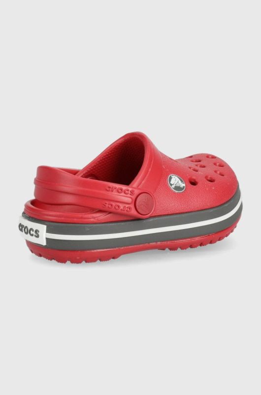 Дитячі шльопанці Crocs колір червоний (2125933) фото 2