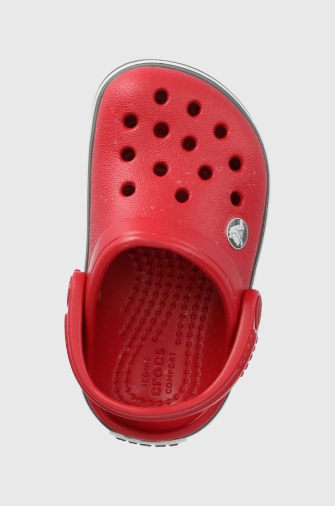 Дитячі шльопанці Crocs колір червоний (2125933) фото 4