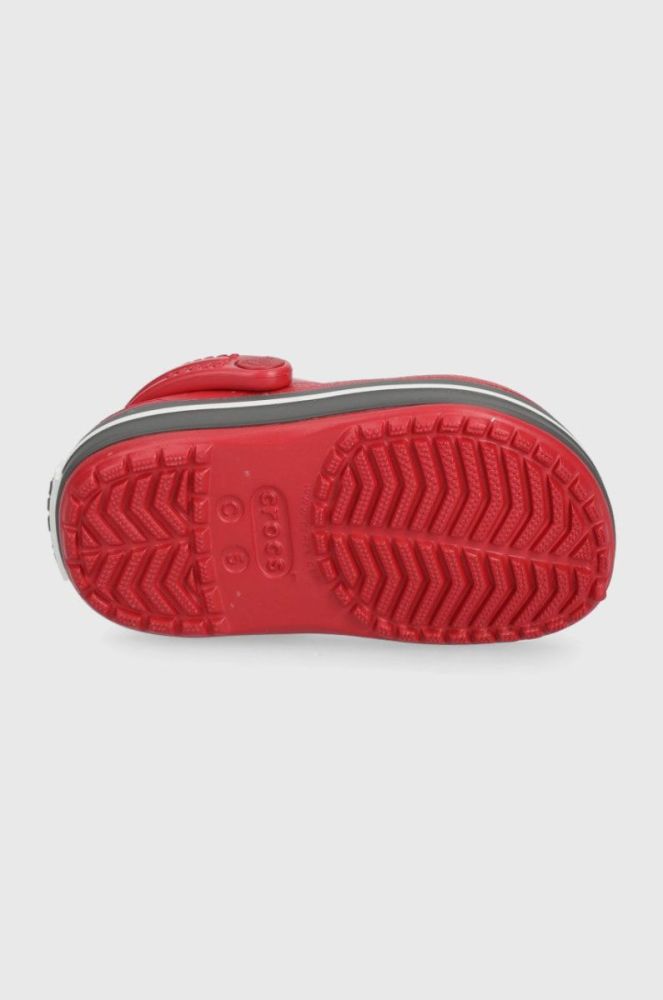 Дитячі шльопанці Crocs колір червоний (2125933) фото 5
