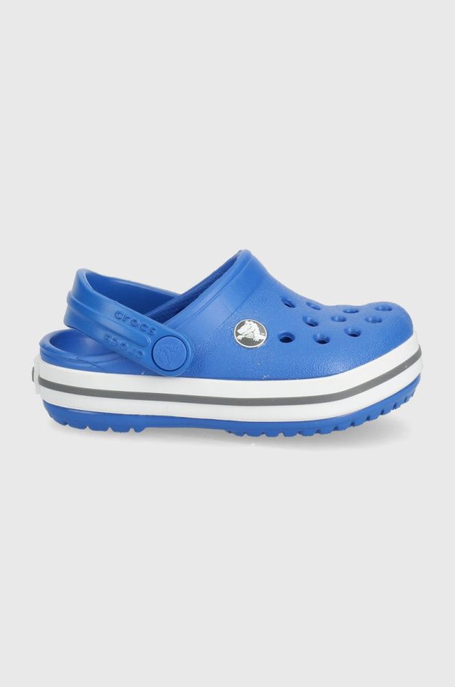 Дитячі шльопанці Crocs колір блакитний (2125920)