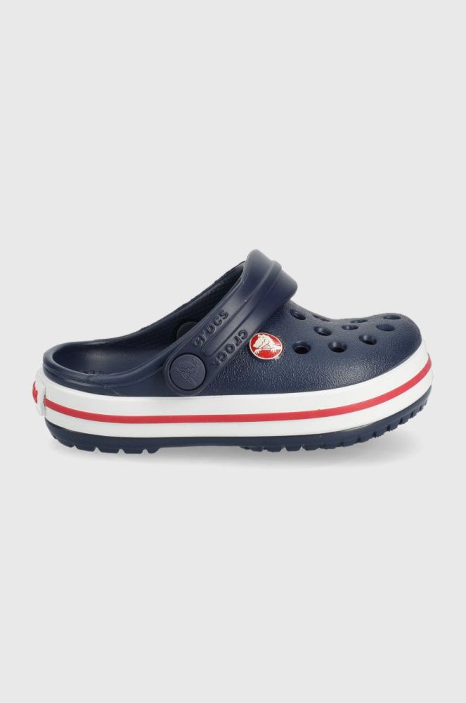 Дитячі шльопанці Crocs колір синій (2125908)