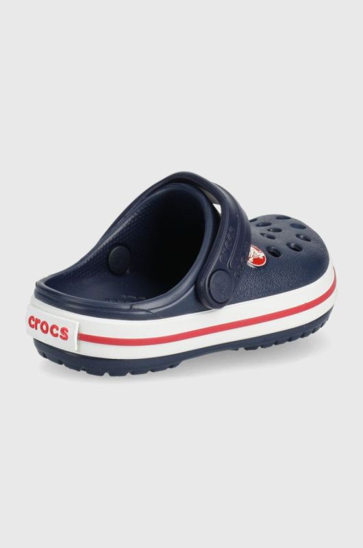 Дитячі шльопанці Crocs колір синій (2125908) фото 2