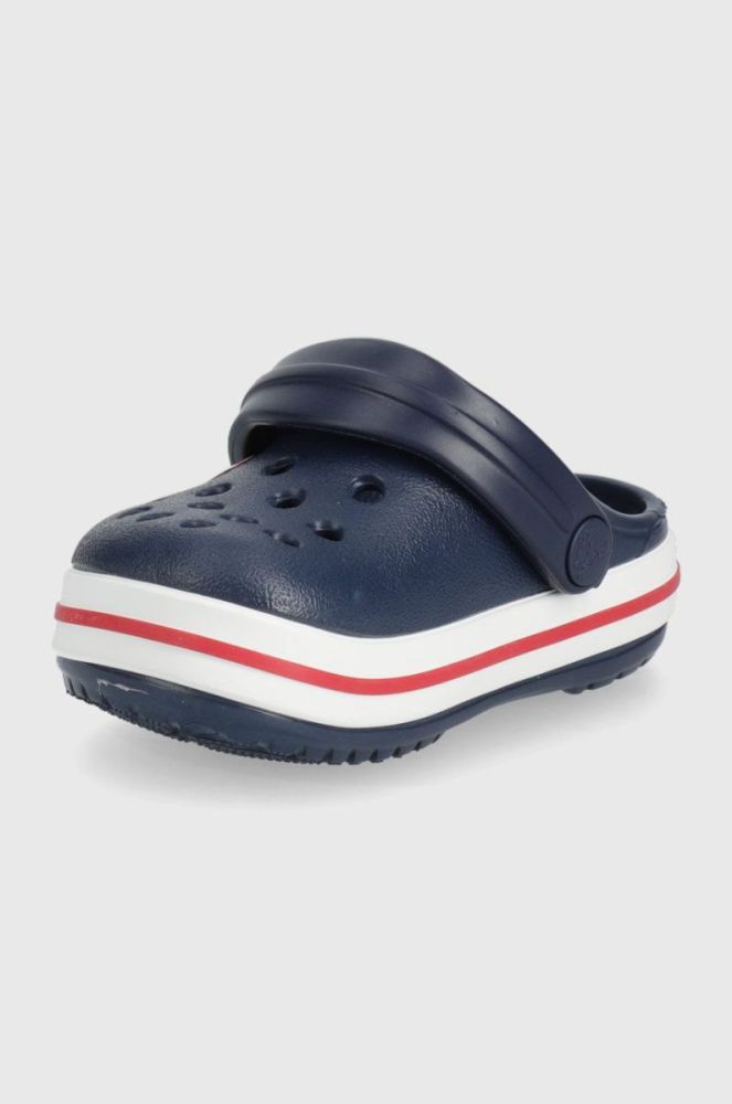 Дитячі шльопанці Crocs колір синій (2125908) фото 3