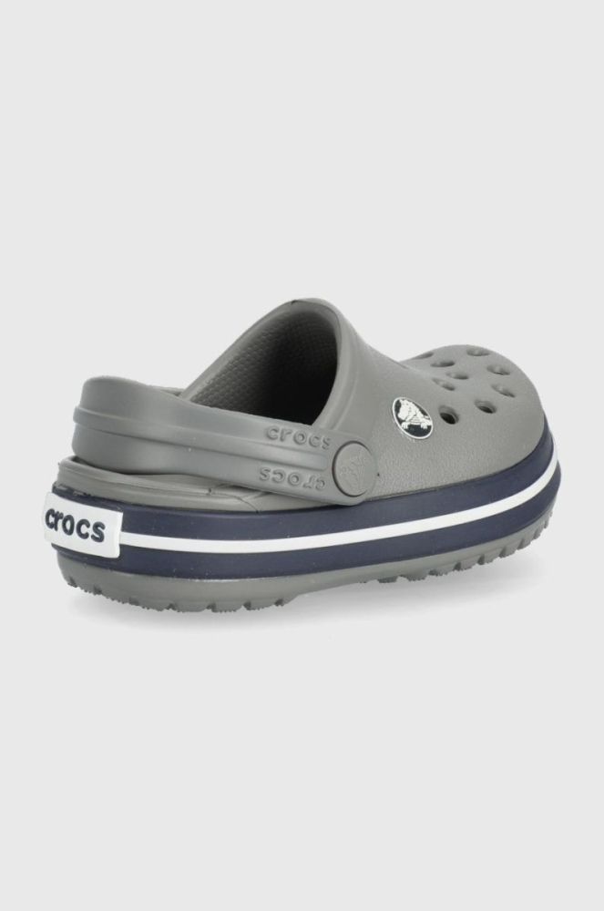 Дитячі шльопанці Crocs колір сірий (2125901) фото 2