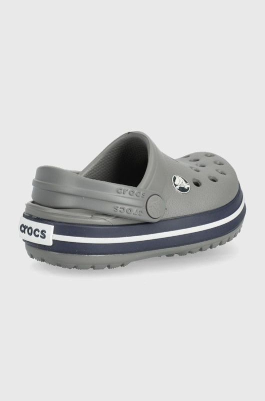 Дитячі шльопанці Crocs колір сірий (2125901) фото 2
