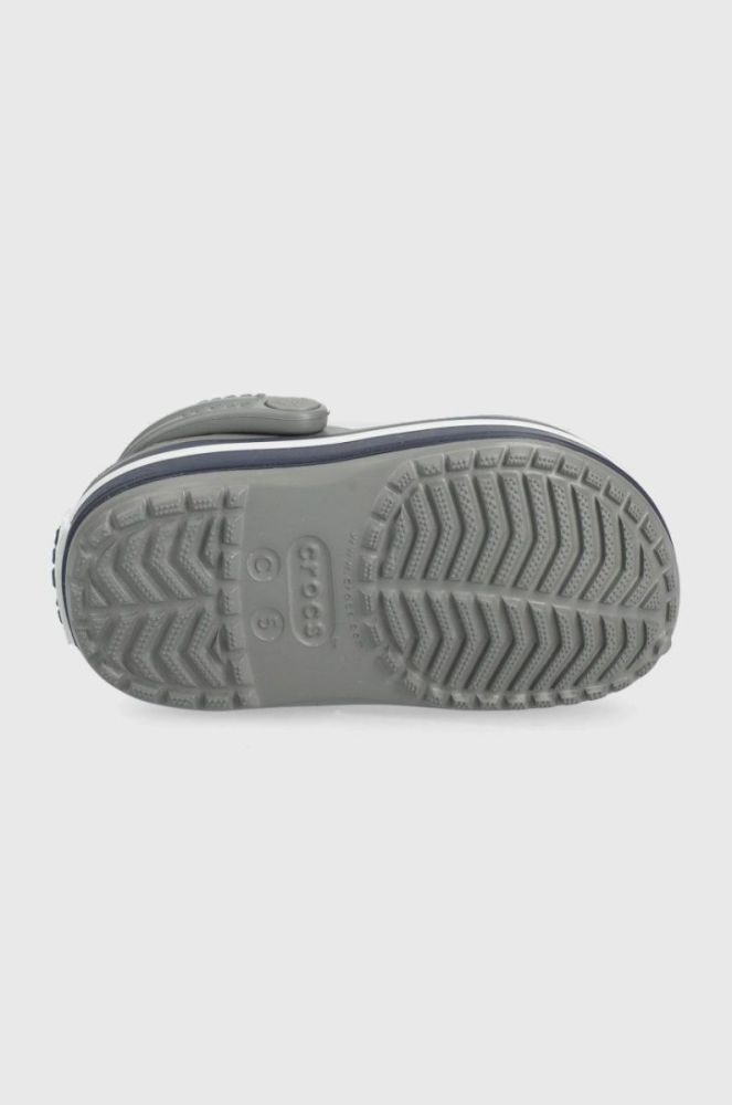 Дитячі шльопанці Crocs колір сірий (2125901) фото 5