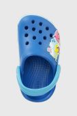 Дитячі шльопанці Crocs колір блакитний (2295216)