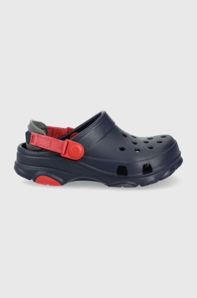 Дитячі шльопанці Crocs колір синій (2223052)