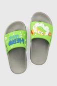 Дитячі шльопанці Coqui колір зелений (2461194)