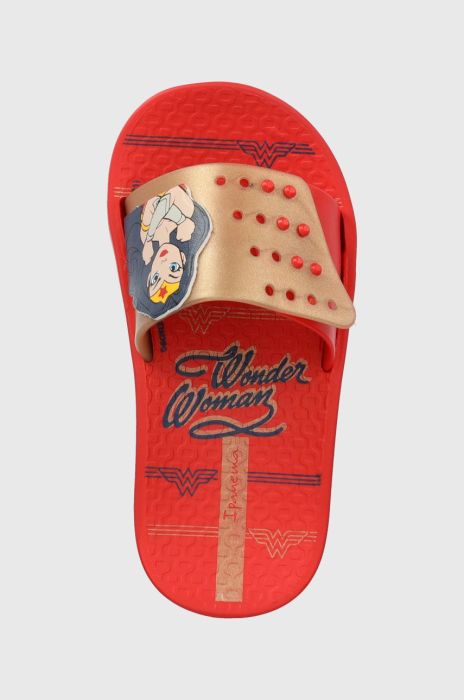 Дитячі шльопанці Ipanema Justice Leag колір червоний