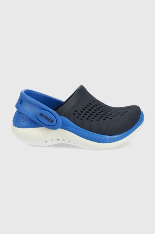Дитячі шльопанці Crocs колір синій (2285802)