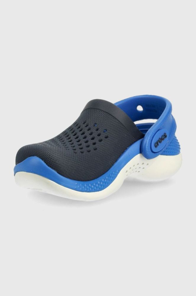 Дитячі шльопанці Crocs колір синій (2285802) фото 3
