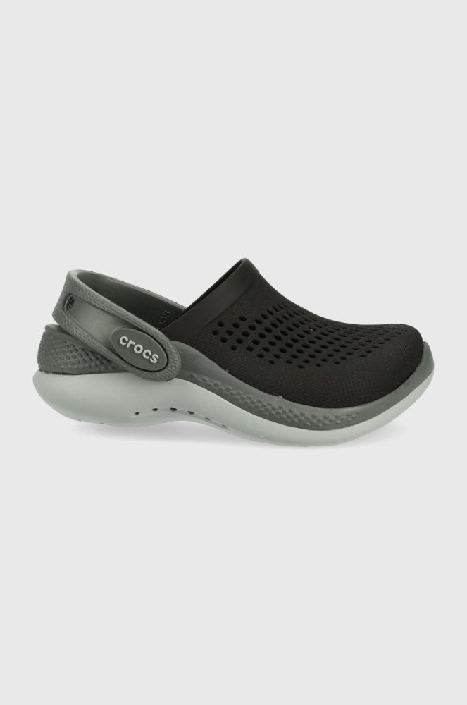 Дитячі шльопанці Crocs колір чорний (2285798)