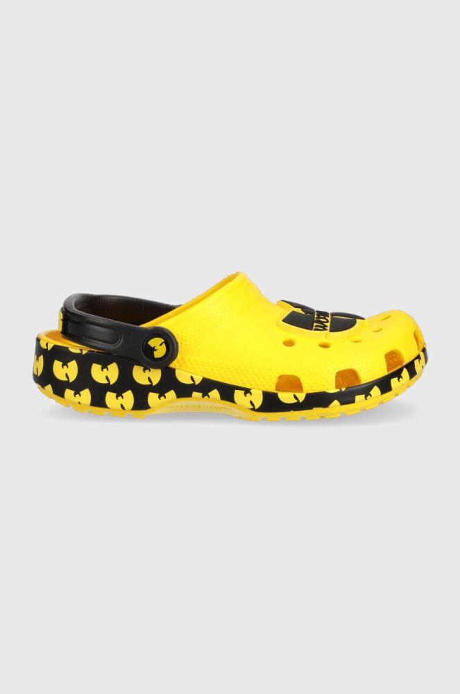 Дитячі шльопанці Crocs колір жовтий (2545994)