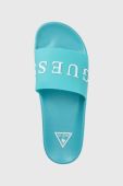 Шльопанці Guess чоловічі колір бірюзовий