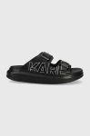 Шкіряні шльопанці Karl Lagerfeld Kapri Mens чоловічі колір чорний Шкіряні шльопанці Karl Lagerfeld Kapri Mens чоловічі колір чорний