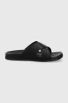 Шкіряні шльопанці UGG Wainscott Slide чоловічі колір чорний Шкіряні шльопанці UGG Wainscott Slide чоловічі колір чорний