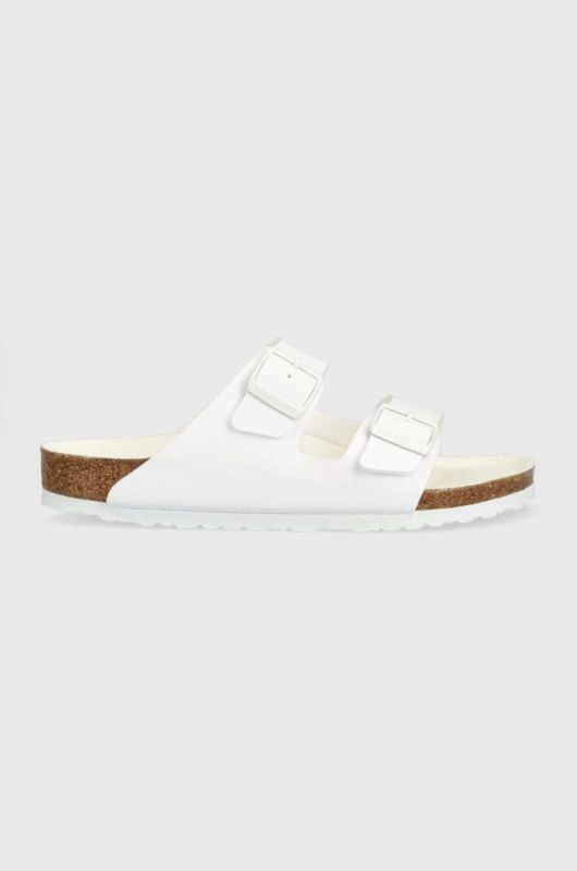 Шльопанці Birkenstock Arizona чоловічі колір білий Regular Width