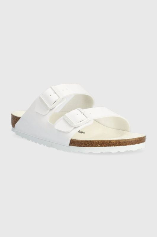 Шльопанці Birkenstock Arizona чоловічі колір білий Regular Width фото 2