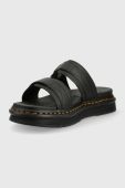 Шкіряні шльопанці Dr. Martens чоловічі колір чорний DM25766001.Chilton-Black.Hydr